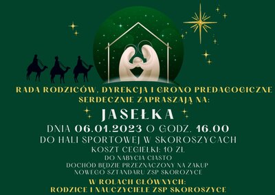 zdjęcie do
														 artykułu: ZAPROSZENIE NA JESEŁKA W SKOROSZYCACH (03.01.2023)