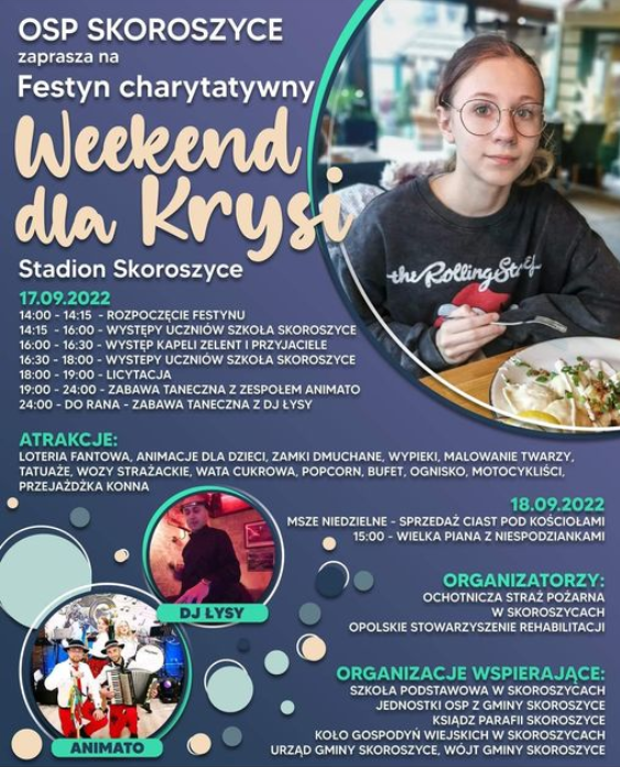 WEEKEND DLA KRYSI (13.09.2022 r.)