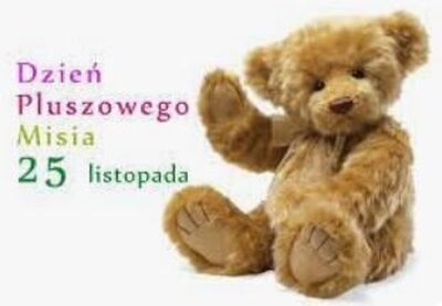 zdjęcie do
														 artykułu: ŚWIATOWY DZIEŃ PLUSZOWEGO MISIA (25.11.2023)