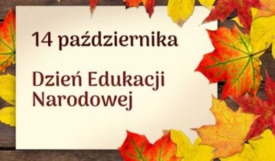 zdjęcie do
														 artykułu: DZIEŃ EDUKACJI NARODOWEJ (12.11.2023)