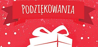 zdjęcie do
														 artykułu: PODZIĘKOWANIA - ŚWIĄTECZNA PACZKA (27.12.2023)