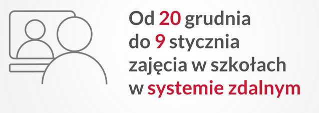 ZDALNA NAUKA OD 20.12.2021 r. - 09.01.2022 r. (16.12.2021 r.)