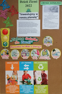 zdjęcie do
														 artykułu: OBCHODY DNIA ZIEMI W NASZEJ SZKOLE (21.04.2022 r.)