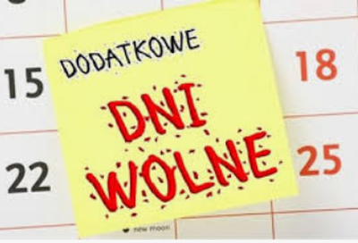 zdjęcie do
														 artykułu: DODATKOWE DNI WOLNE (10.11.2020 r.)