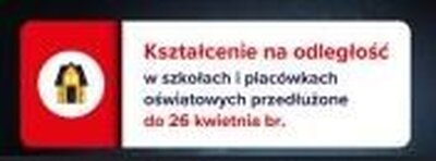 zdjęcie do
														 artykułu: Kształcenie na odległość w szkołach i placówkach do 26 kwietnia br. (16.04.2020 r.)
